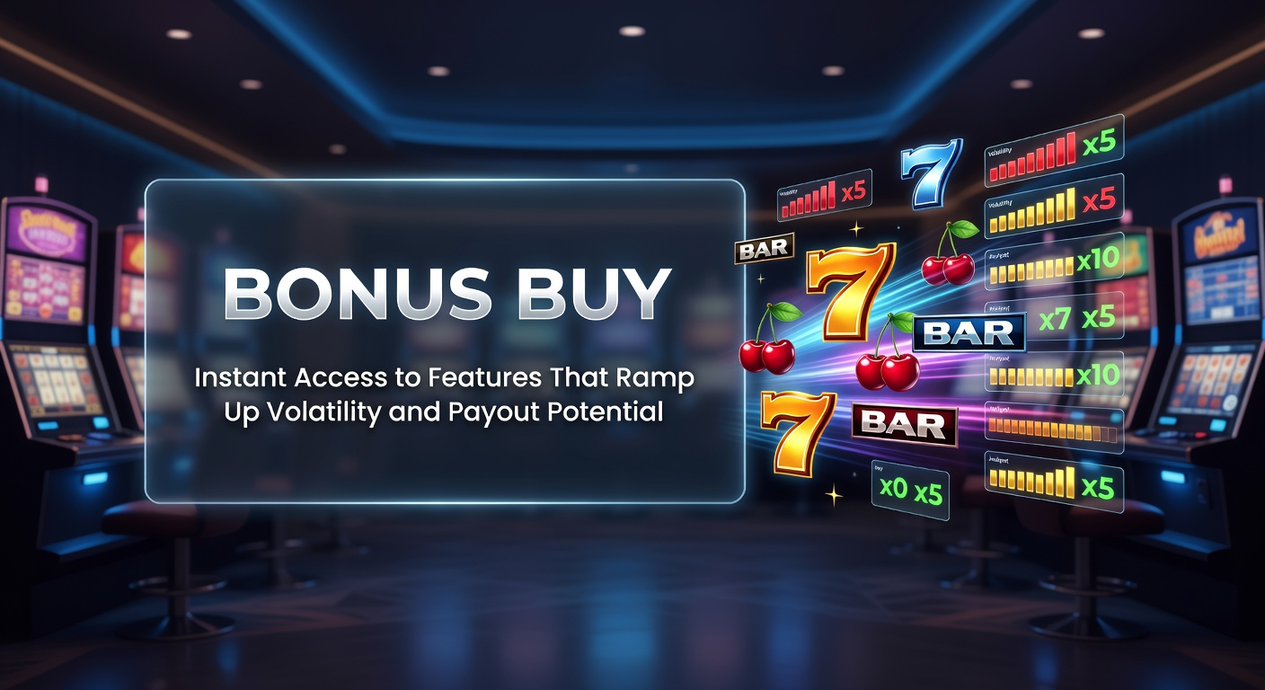 Vibrant slot screen displaying a bonus buy option with glowing multipliers and free spins activation