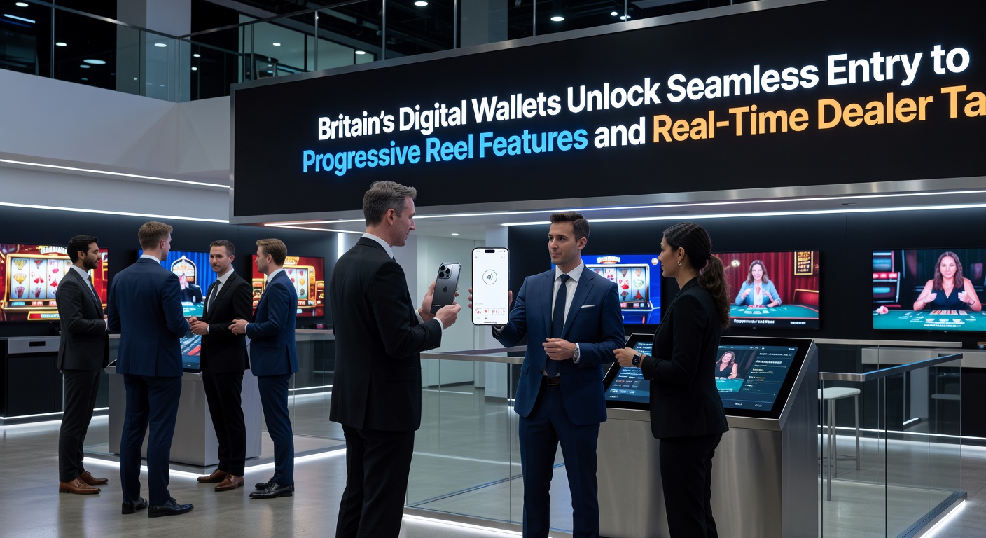 Live dealer table interface accessible via digital wallet on a mobile device