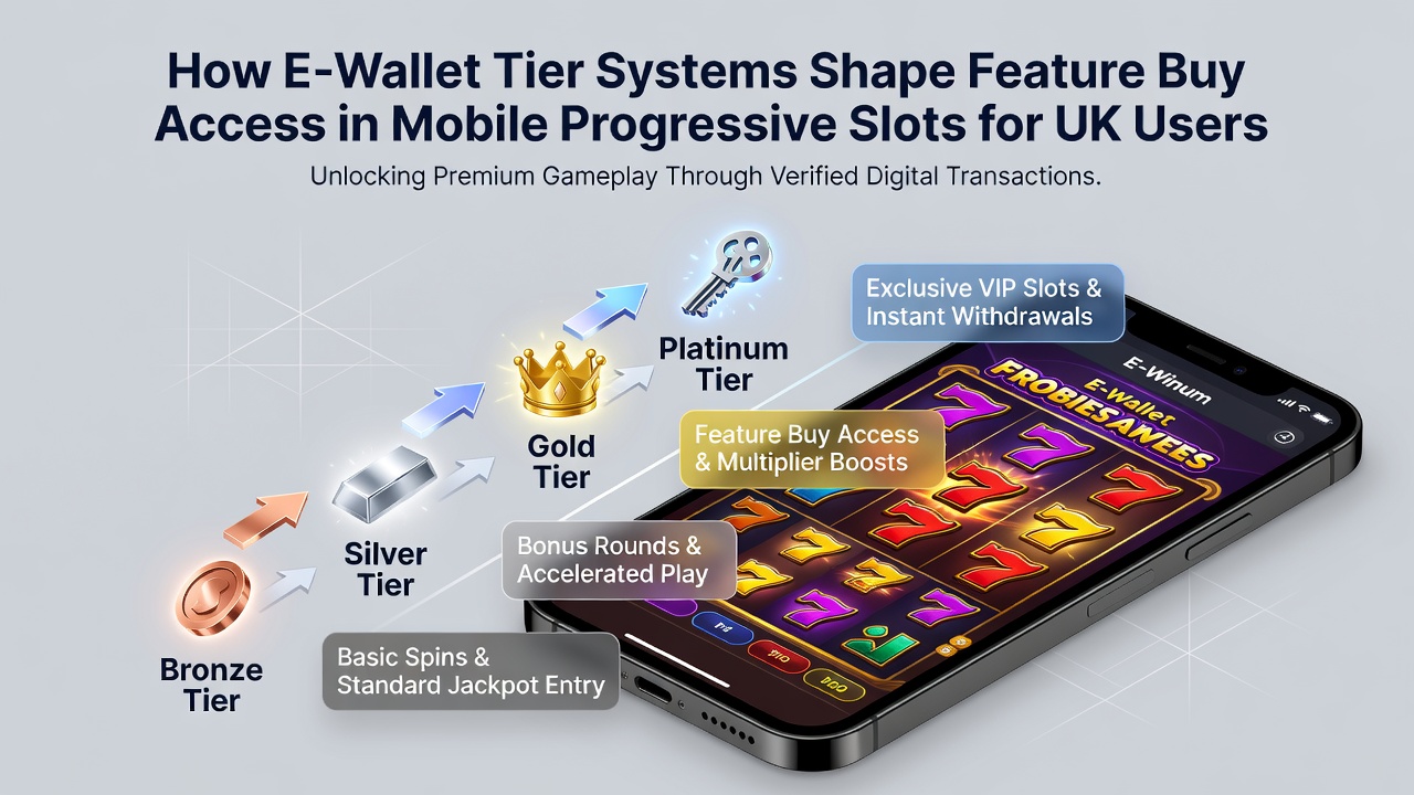 Mobile screen displaying progressive slot jackpot meter alongside e-wallet verification prompts for feature purchases