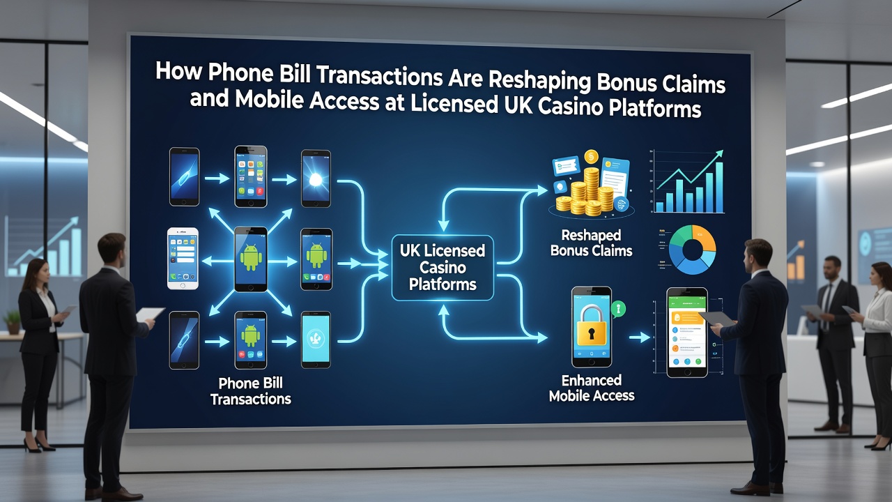 Close-up of smartphone interface showing casino bonus claim screen after phone bill deposit confirmation