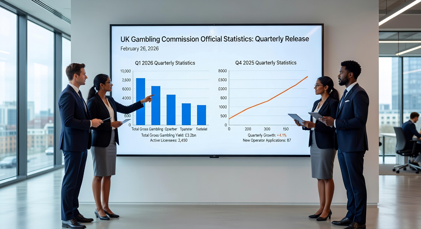 Close-up chart from Gambling Survey for Great Britain highlighting slot machine participation among UK adults, with bars representing venues like pubs and clubs